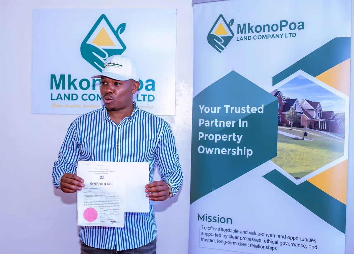 Site visit photo at Baraka Gardens estate, Mavoko — ⅛ acre plots from KES 585,000 (photo 04)